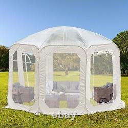 Instant Pop-Up PVC Clear Bubble Tent Dome Shelter Weather Proof Pod Sports Tent