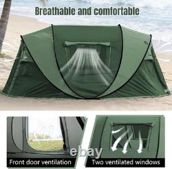 Instant Pop up Camping Tent, 4-5 Person Tents, Automatic Set up Tent in 3 Seconds