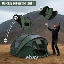 Instant Pop up Camping Tent, 4-5 Person Tents, Automatic Set up Tent in 3 Seconds