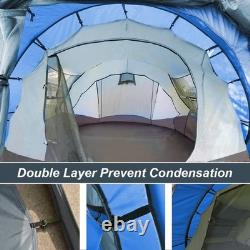 Instant Setup 4-Season Family Tent 6 Person Waterproof Pop Up with Ventilation