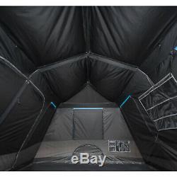 Instant Tent Large 10-Person Instant Cabin Dark Rest Blackout Windows Camping