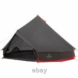 JUSTCAMP Bell 10, large tipi tent for groups, family, pyramid tent, 10 person