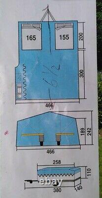 Jamet Louisiana 6 Berth Trailer Tent/Portable Kitchen/Large Lockable Storage Box