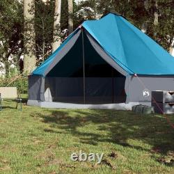 KOVOL 8-Person Family Tent Tipi Blue Waterproof Camping Outdoor Shelter