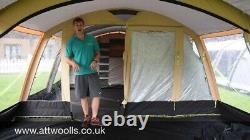 Kampa Croyde 6 classic polycotton air tent 2017 used but in excellent condition