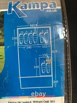 Kampa Croyde Classic 8 person (poles, polycotton) used, good condition