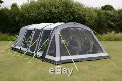 Kampa Hayling 6 Air blow up Inflatable Tunnel Tent Large Used Once £839 New