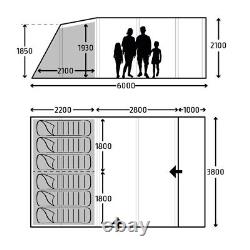 Kampa Kielder 6 Air Tent