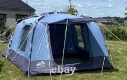 Khyam Chatsworth Quick Erect 4per tent-With large extension and ground sheets