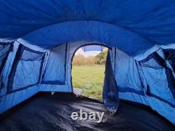Khyam Cleveland 6 person family tent, Large Tent, VGC, Extra Ground Sheet, Blue