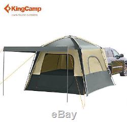 KingCamp 5 Person Camping Tent Vehicle SUV Car Waterproof Large Tent Outdoor
