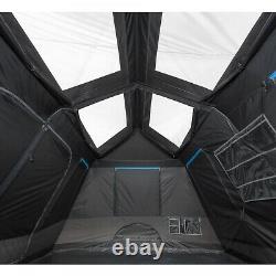 LARGE 10-PERSON INSTANT Cabin Tent Dark Rest Blackout Windows Outdoor Camping