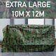 Large 10m X 12m Heavy Duty Camo Camping Tarp Waterproof Cover Tent Sheet 90gsm