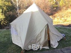 LARGE Beckel Portland Canvas Wall Eena TT TENT Cabin 10 x 10 Camping Hunting