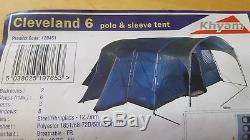 LARGE TENT 6 berth Khyam cleveland. This tent has only been used a few weekends