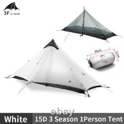 LanShan 1 Person Man Ultralight Tent 3 seasons Backpacking Hiking Wild Camping