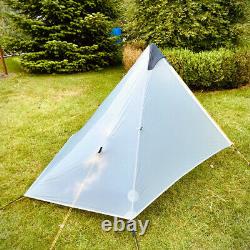 LanShan 1 Person Man Ultralight Tent 3 seasons Backpacking Hiking Wild Camping