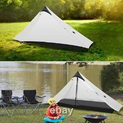 LanShan 1 Person Outdoor Ultralight Camping Tent 3 Season Professional 15D Tent
