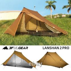 LanShan 2 Pro 2 Person Outdoor Ultralight Camping Tent 3 Season Professional UK