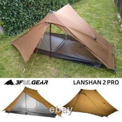 Lanshan 2 PRO Backpacking Camping Tent Hiking Ultralight Tent 2 Person 3 Season