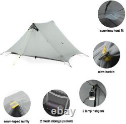 Lanshan 2 Person Ultralight Double Skin Lightweight Camping Tent 5000+Waterproof