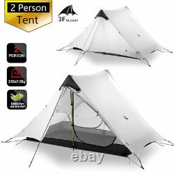 Lanshan 2 Person Ultralight Tent Backpacking Camping 3Season Lightweight Outdoor