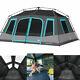 Large 10-person Instant Cabin Tent Dark Rest Blackout Windows Outdoor Camping