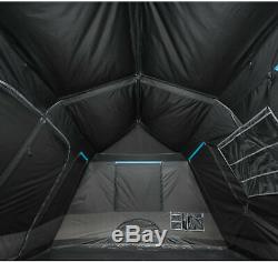 Large 10-Person Instant Cabin Tent Dark Rest Blackout Windows Outdoor Camping