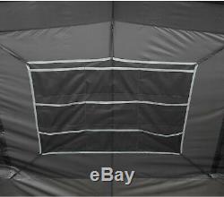 Large 10-Person Instant Cabin Tent Dark Rest Blackout Windows Outdoor Camping