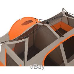 Large 11 Person Camping Tent Instant Pop Up Outdoor Cabin 3 Room Shelter Family
