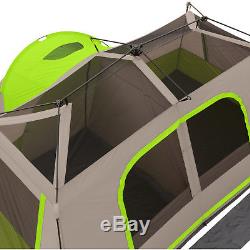 Large 11 Person Camping Tent Instant Pop Up Outdoor Cabin 3 Room Shelter Family