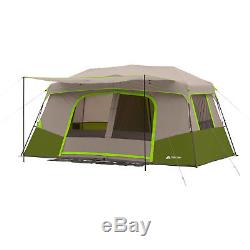 Large 11 Person Camping Tent Instant Pop Up Outdoor Cabin 3 Room Shelter Family