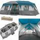 Large 12-person Instant Cabin Tent, Big Sun Canopy Windows Porch Outdoor Camping