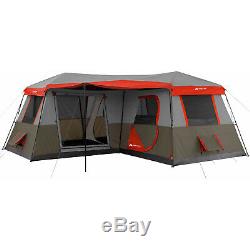 Large 12 Person Waterproof Tent Family Camping Outdoor Ozark Trail 3 Room 16x16