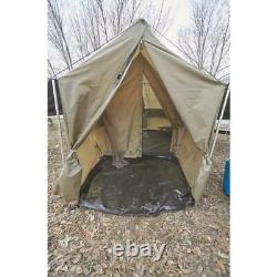 Large 14' Base Camp Outfitter Tent Bundle with Wood Stove, Awnings, & Stove Jack