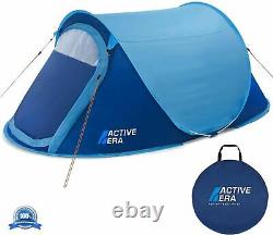 Large 2 Person Pop Up Tent Water Resistant Ventilated Durable Breathable Fabric