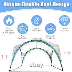 Large 3.1x3.1M Outdoor Gazebo Dome Shelter Party Tent Garden Patio Camping Party