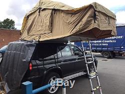 Large 3 Man Roof Tent With Awning Ladder 75mm Mattress Stunning Complete