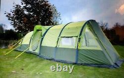 Large 4-6 Man 2 Room Inflatable Tunnel Tent With Extension