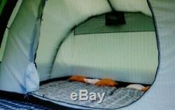 Large 4-6 Man 2 Room Inflatable Tunnel Tent With Extension
