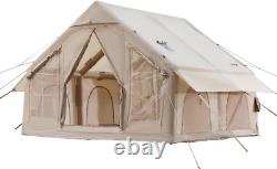 Large 4-6 Person Easy Set Up Inflatable Tent for Camping/Glamping With Pump