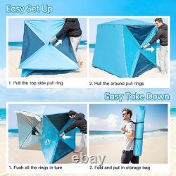 Large 4 Man Automatic Instant Pop Up Tent Camping Family Outdoor Hiking Shelter