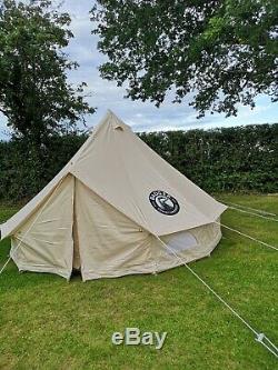 Large 4-Person Canvas Bell Tent, Badger Beer Branded