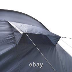 Large 5-6 Man Family Tent Tunnel Outdoor Shelter Party Camping Tent with Two Room