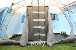 Large 6-Berth Tunnel Tent by Outwell Utah 6 with Porch and Sun Canopy, Excellent