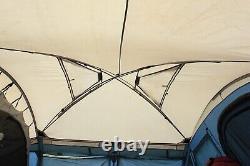 Large 6-Berth Tunnel Tent by Outwell Utah 6 with Porch and Sun Canopy, Excellent