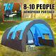 Large 8-10 Man Outdoor Camping Tent Family Group Hiking Travel Room Portable