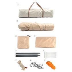 Large Auto Pop Up Camping Tent Rainproof Sun Shelter With Canopy For Hiking