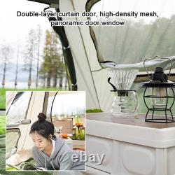 Large Auto Pop Up Camping Tent Rainproof Sun Shelter With Canopy For Hiking