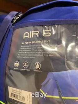 Large Berghaus 6 man air 6 tent with porch excellent condition hardly used